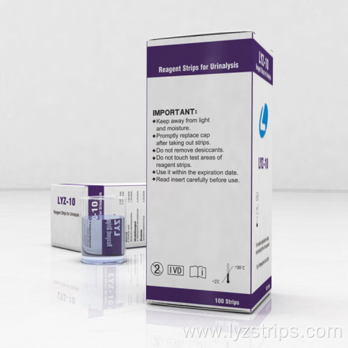 urine test strips 10 parameters reagent strips